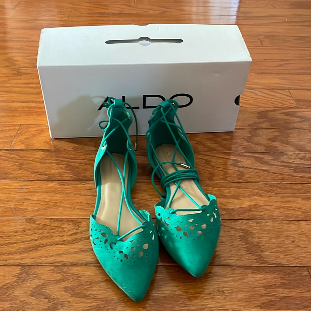 Aldo tie up flats